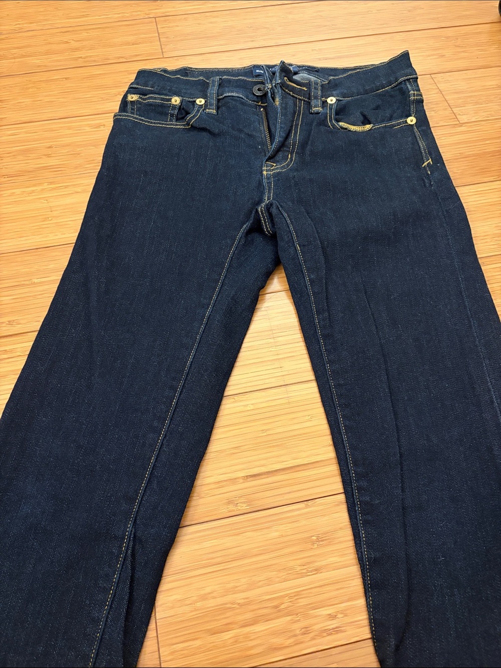 Dark Blue Stretch Denim Jeans